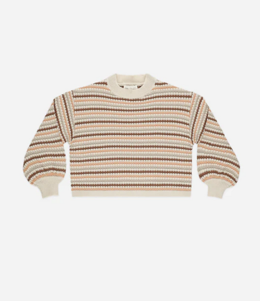 Rylee + Cru Boxy Crop Cardigan in Flowers main image 1