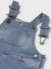 1645 Baby & Toddler Soft Denim Short Overalls - Medium Wash