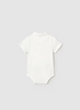 1744 Baby & Toddler Eco-Sustainable Collared Textured Henley Polo - Cream