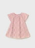 1982 Baby & Toddler Embroidered Tulle Dress - Rose