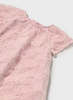 1982 Baby & Toddler Embroidered Tulle Dress - Rose