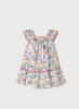1917 Baby & Toddler Garden Print Crochet Trim Dress - Rose