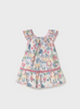 1917 Baby & Toddler Garden Print Crochet Trim Dress - Rose