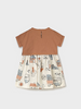 1918 Baby & Toddler Eco-Sustainable Boxy Ribbed T & Sundress Set - Toffee Home