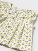 1105 Baby & Toddler Ruffled Sleeveless Button Front Shirt - Pistachio Flower