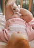 1661 Infant Girls Classic Cotton Spanish Blouse and Knit Romper Set - Sakura Pink