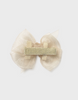 9888 Mayoral Baby/Toddler Girls Organza Headband & Nonslip Hair Clip Set, 2PC - Champagne