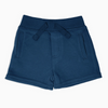 UNISEX Toddler and Mini French Terry Play Shorts w/Pockets, Navy
