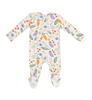 Angel Dear Bamboo 2 Way Zippered Footie - UNSEX Light Veggie Patch