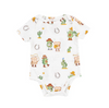 Angel Dear Bamboo S/S Snap Bodysuit - UNISEX Neutral Western Avocado Toast