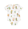 Angel Dear Bamboo S/S Snap Bodysuit - UNISEX Neutral Western Avocado Toast