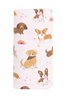Angel Dear Bamboo Swaddle Blanket - Best Friend Dogs Pink