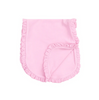 Angel Dear Bamboo Ruffled Burp Cloth - Nosegay Pink
