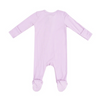 Angel Dear Bamboo 2 Way Zippered Footie - Windsome Orchid Pink