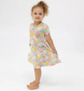 Angel Dear Bamboo S/S Twirl Dress - Amelia Bright Floral