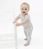 Angel Dear Bamboo S/S PJ Lounge Set - Baby Veronica Blue Floral