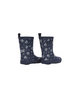 Rylee + Cru Mini Girls Rain Boot Blue Floral