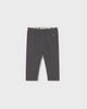 2736 Toddler Girls Reversible Leggings - Lead Grey and Tapioca Dot
