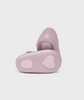 Dressy Pointelle Leatherette Non-Skid Mary Jane - Mauve - Bottom View