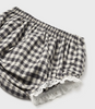 B/W L/S Gingham Dress & Bloomer Set - Close-up Bloomers