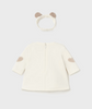 Eco Plush Teddy Bear Dress & Headband w/Ears - Back