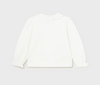 L/S 3D Ballerina Shirt - Natural & Blue - Back
