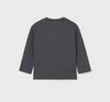 Flip Flap L/S TShirt - Charcoal Super Fox - Back