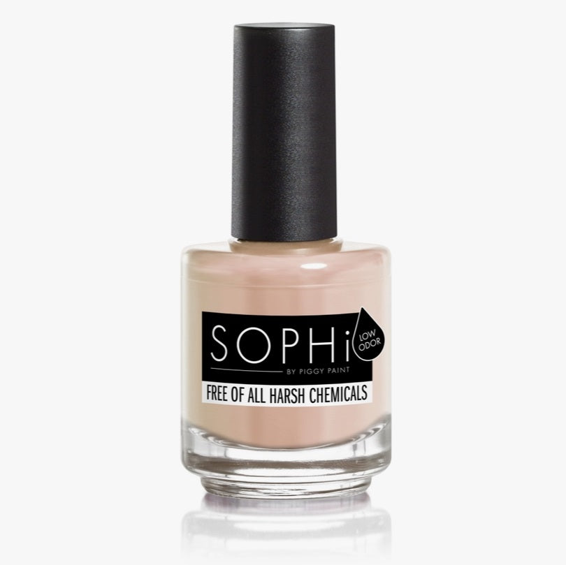 Sophi Vegan Non-Toxic Nail Polish - French Latte Neutral Creamy Pink Sheer