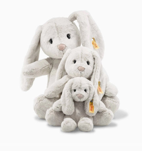 Steiff Germany Classic Handmade Plush Toy, Hoppie Bunny Rabbit (CLICK FOR SIZE OPTIONS)