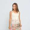 Joyous Crochet Tank Top - Ivory