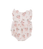 Angel Dear Bamboo Bamboo Ruffled Bubble Romper Sunsuit - Ballet Slippers Pink