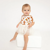 Angel Dear Bamboo S/S Tulle Tutu Twirly Bodysuit Dress - Mariposa Monarch Butterfly