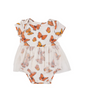 Angel Dear Bamboo S/S Tulle Tutu Twirly Bodysuit Dress - Mariposa Monarch Butterfly