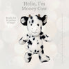 Beverly Hills Teddy Bear Company, World's Softest Plush Lushees 16" - B/W Mooey Cow