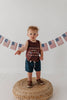 Toddler and Mini Boy's Bamboo Tank Top, Hot Rod Brick