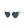 Kids Sunglasses, Carrying Case, Bucket Sun Hat, and Beach Bag 4 PC Set, Blue Butterfly, 3Y-9Y