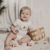 Organic Cotton Snap Bodysuit, I Love Mom