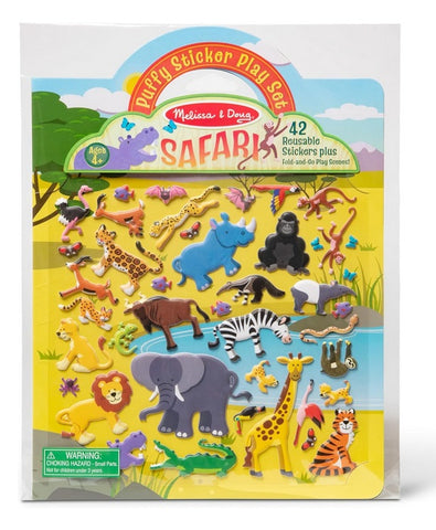 Melissa & Doug - Puffy Sticker Activity Book, Safari