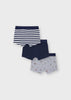 Boys Mayoral Navy Boxer Shorts Set, Space Designed Boxer Shorts, Back