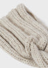 Girls Natural Headband, Wool, Twist Knitted Headband