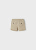 Mayoral Boys Bermuda Shorts, Sand, Linen Relaxed Shorts, Back Pockets