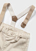 1510 Mayoral Boys Dress Pants w/Removable Suspenders, Tan