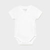 191 Mayoral Girls Basic Snaps Bodysuit, White, Kimono Styled, Front