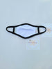 kids size face mask for 2 year old up to 7 years, flower, cloth washable with filter insert