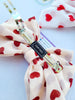 XL 7" Cheer Bow Hair Clip, Chiffon Hearts (CLICK FOR OPTIONS)