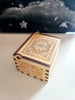 BTS Spring Day hand crank music box. Wooden vintage design.