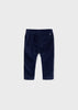 Boys Mayoral Navy Blue Micro Corduroy Lines Pants, Adjustable Waistband, Eco-Friendly, Back