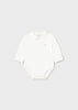 Mayoral Boys Long Sleeved Body Snap Suit, Eco-Friendly, Front Central Button Fastening