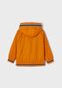 Orange Long Sleeved Light Windbreaker Jacket, Hooded Jacket, Mayoral Boys, Back