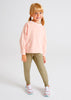Girls Green Cuffed Long Jogger Pants, Mayoral, Functional Pockets and Adjustable Drawstring